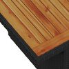 vidaXL Garten Essgruppe mit Kissen mit Kissen 8 pcs Schwarz und Braun