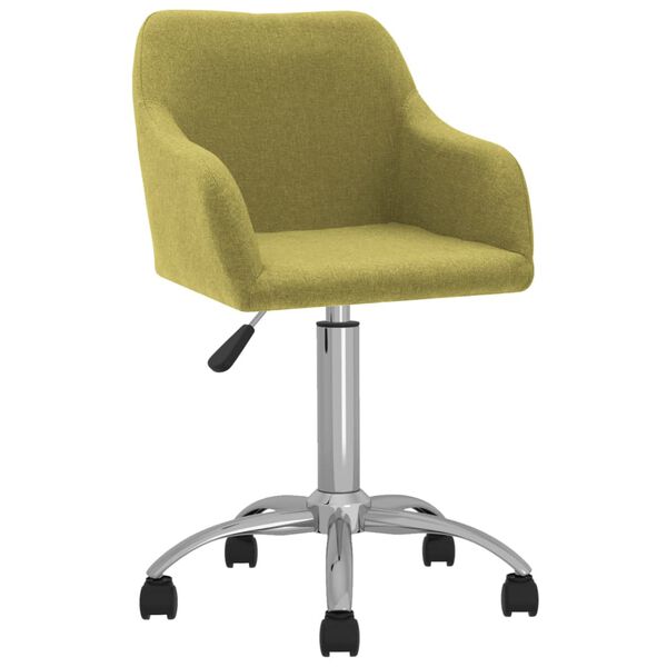 vidaXL B&uuml;rostuhl Drehbar Gr&uuml;n Stoff