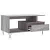 vidaXL Couchtisch Grau Sonoma 90x49x45 cm Holzwerkstoff