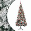 vidaXL K&uuml;nstlicher Weihnachtsbaum mit Weihnachtskugel 120 cm 150 LEDs