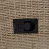 vidaXL 3-tlg. Garten-Essgruppe Beige