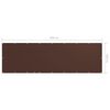 vidaXL Balkon-Sichtschutz Braun 120x400 cm Oxford-Gewebe