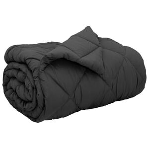 vidaXL Winterbettdecke Anthrazit 200 x 135 cm Mikrofaser