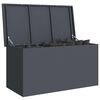vidaXL Au&szlig;enlagerbox Anthrazit 100 x 50,5 x 50 cm Stahl