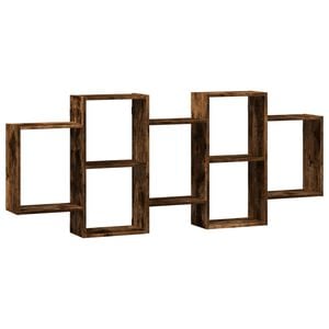 vidaXL Wandregal R&auml;uchereiche 159x18x65 cm Holzwerkstoff
