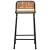 vidaXL Barhocker 4 Stk. 46x35,5x80 cm Altholz Massivholz