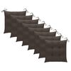 vidaXL Batavia-St&uuml;hle mit Kissen 8 Stk. Massivholz Teak