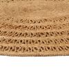 vidaXL Teppich Jute Handgeflochten 180 cm Rund
