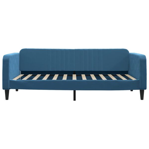 vidaXL Tagesbett Blau 100x200 cm Samt