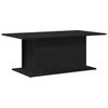 vidaXL Couchtisch Schwarz Eichen-Optik 102 x 55,5 x 40 cm