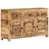 vidaXL Sideboard 110x30x65 cm Massivholz Mango