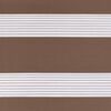 vidaXL Doppelrollo Braun 115x200 cm Stoffbreite 110,9 cm Polyester