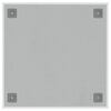 vidaXL Magnettafel Wandmontage Wei&szlig; 40x40 cm Hartglas