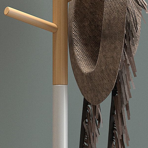 Rousseau Garderobenst&auml;nder Alba Metall Wei&szlig;