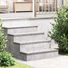 vidaXL Treppe Tritt Rechtwinklig 2 pcs Silber 75 x 25 cm Aluminium