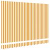 vidaXL Markisenersatzstoff Gelb und Wei&szlig; 280 x 195 cm Polyester