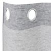vidaXL Voile-Vorhang 2 pcs Dunkelgrau 245 x 140 cm Polyester