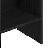 vidaXL B&uuml;cherregal Schwarz Eichen-Optik 40 x 35 x 180 cm Holzwerkstoff