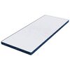 vidaXL Matratzenauflage Wei&szlig; 70 x 200 cm Jacquard-Stoff