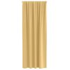 vidaXL Verdunkelungs-Vorh&auml;nge mit Ringen 2 pcs Beige 245 x 140 cm