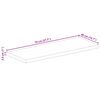 vidaXL Tischplatte 70x40x2,5 cm Rechteckig Massivholz Mango