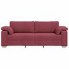 vidaXL Sofa 178cm Weinrot Stoff