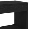 vidaXL B&uuml;cherregal Schwarz Eichen-Optik 40 x 30 x 71,5 cm