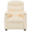 vidaXL Relaxsessel Creme Stoff