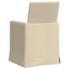 vidaXL Esszimmerst&uuml;hle 2 pcs Creme 57 x 67 x 95 cm Stoff