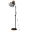 vidaXL Stehleuchte 25 W Vintage Silbern 30x30x100-150 cm E27