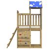 vidaXL Spielturm Braun Massives impr&auml;gniertes Holz