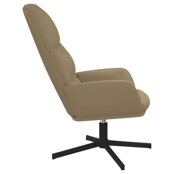 vidaXL Relaxsessel Cappuccino-Braun Kunstleder