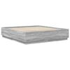 vidaXL Bettrahmen Graues Sonoma 200 x 200 cm Holzwerkstoff