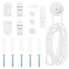 vidaXL Verdunkelungsrollo Beige 140x175 cm Stoffbreite 136,6 cm