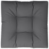 vidaXL Palettenkissen Anthrazit 80x80x12 cm Stoff