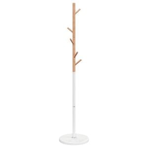 vidaXL Garderobenst&auml;nder Wei&szlig; 172 cm Pulverbeschichtetes Eisen