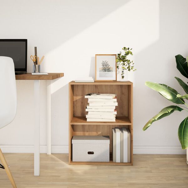vidaXL B&uuml;cherregal Artisan-Eiche 60x30x77 cm Holzwerkstoff