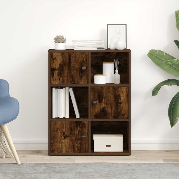 vidaXL B&uuml;cherregal R&auml;uchereiche 60x24x76,5 cm Holzwerkstoff