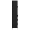 vidaXL Highboard Schwarz Eichen-Optik 69,5 x 34 x 180 cm Holzwerkstoff