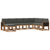 vidaXL Outdoor-Sofagarnitur 8 stk. Natur und Anthrazit