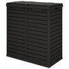 vidaXL Outdoor-M&uuml;lltonne Schwarz 78x41x86 cm Polypropylen