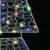 vidaXL Weihnachtsbaum mit 240 LEDs Mehrfarbig 180 cm Acryl