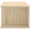 vidaXL TV-Schrank mit LED-Leuchten Sonoma-Eiche 90x39x30cm
