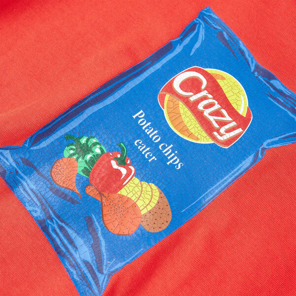 Kinder-Kurzarmshirt Rot 140