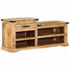 vidaXL Bank Braun 110 x 35 x 50 cm Raue Mango