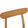vidaXL Esszimmerstuhl 2 pcs Natur 43 x 44,5 x 77 cm Massives Gummiholz