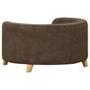 vidaXL Hundesofa Braun 69x69x36 cm Pl&uuml;sch