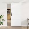 vidaXL Schiebet&uuml;r ORKDAL Wei&szlig; 93 x 211 cm Massives Kiefernholz