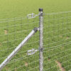 vidaXL Zaunpfosten 52 pcs Grau 3,2 x 3,2 x 145 cm
