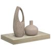vidaXL Schwebendes Wandregal Eichefarben 40x23x3,8 cm MDF